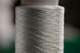 Reel of white thread