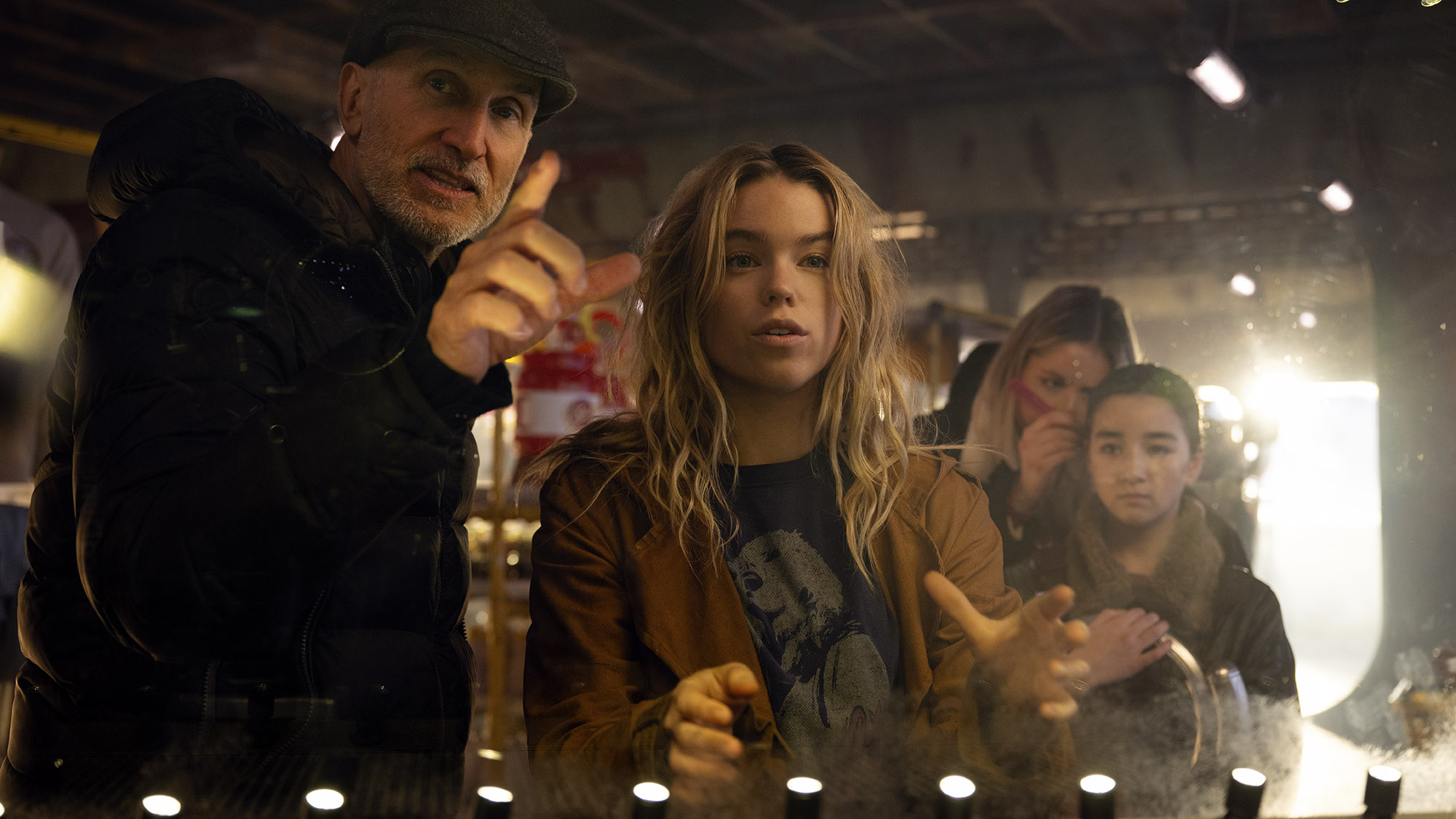 Director Craig Gillespie, Milly Alcock, and Eve Ridley on the set of DC Studios&amp;rsquo; and Warner Bros. Pictures&amp;rsquo; &amp;ldquo;SUPERGIRL&amp;rdquo;.