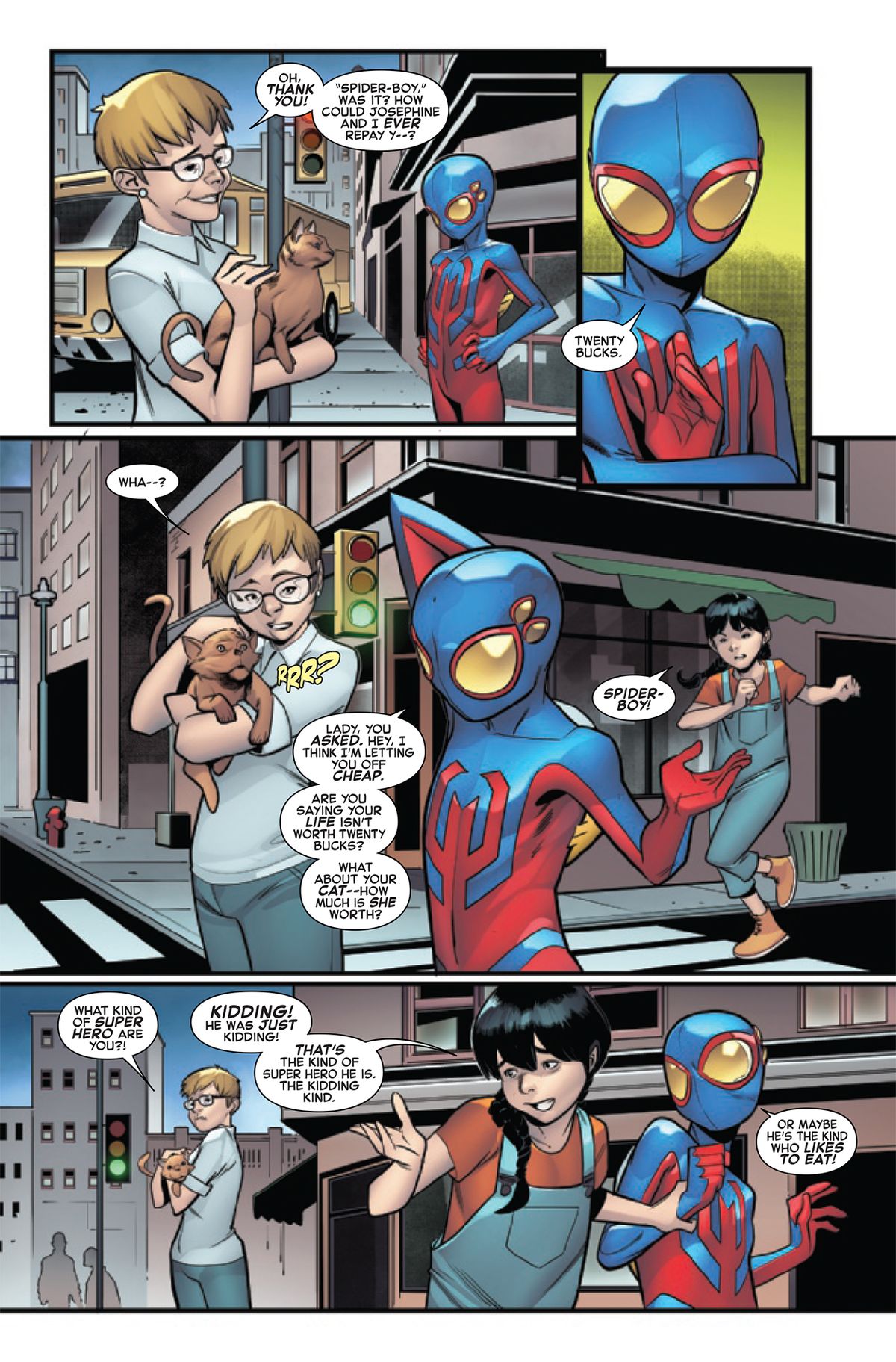 Spider-Boy #3 interior art