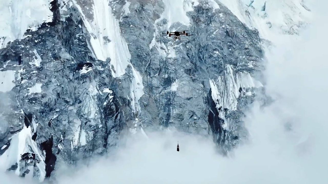 DJI drones are saving Mount Everest from being the 'world's highest garbage dump' — FlyCart 100 removes over 10,000kg of waste to save Sherpas from an eight-hour trek across a hazardous icefall