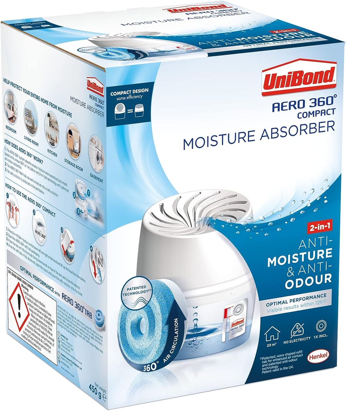 A moisture absorber from Tesco clears window condensation Homebuilding