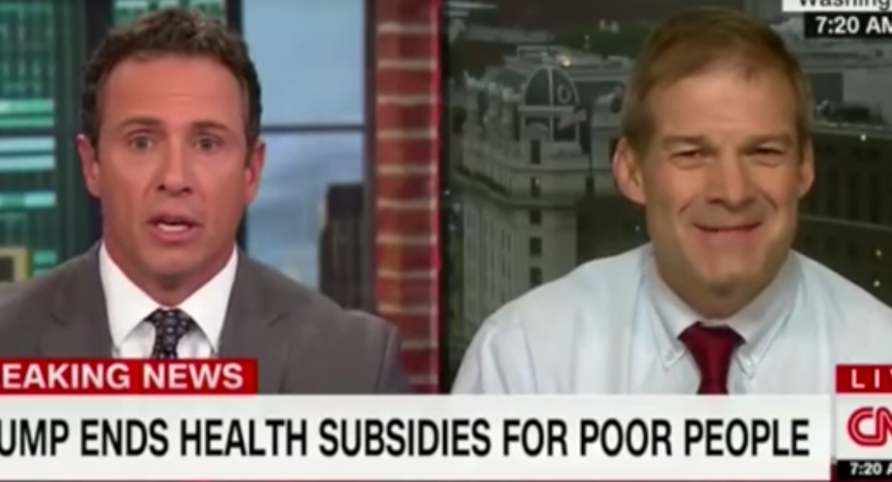 Chris Cuomo and Jim Jordan.