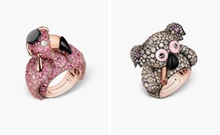 'Crazymals' - Gruosi’s 2009 collection of quirky animal character rings
