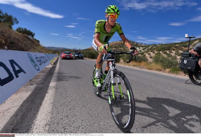 Alessandro De Marchi (Cannondale) on the attack