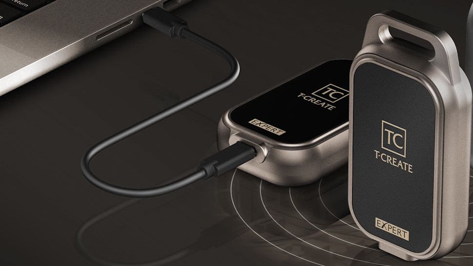 This external SSD is smaller than a credit card, and it's impossible to lose... in theory