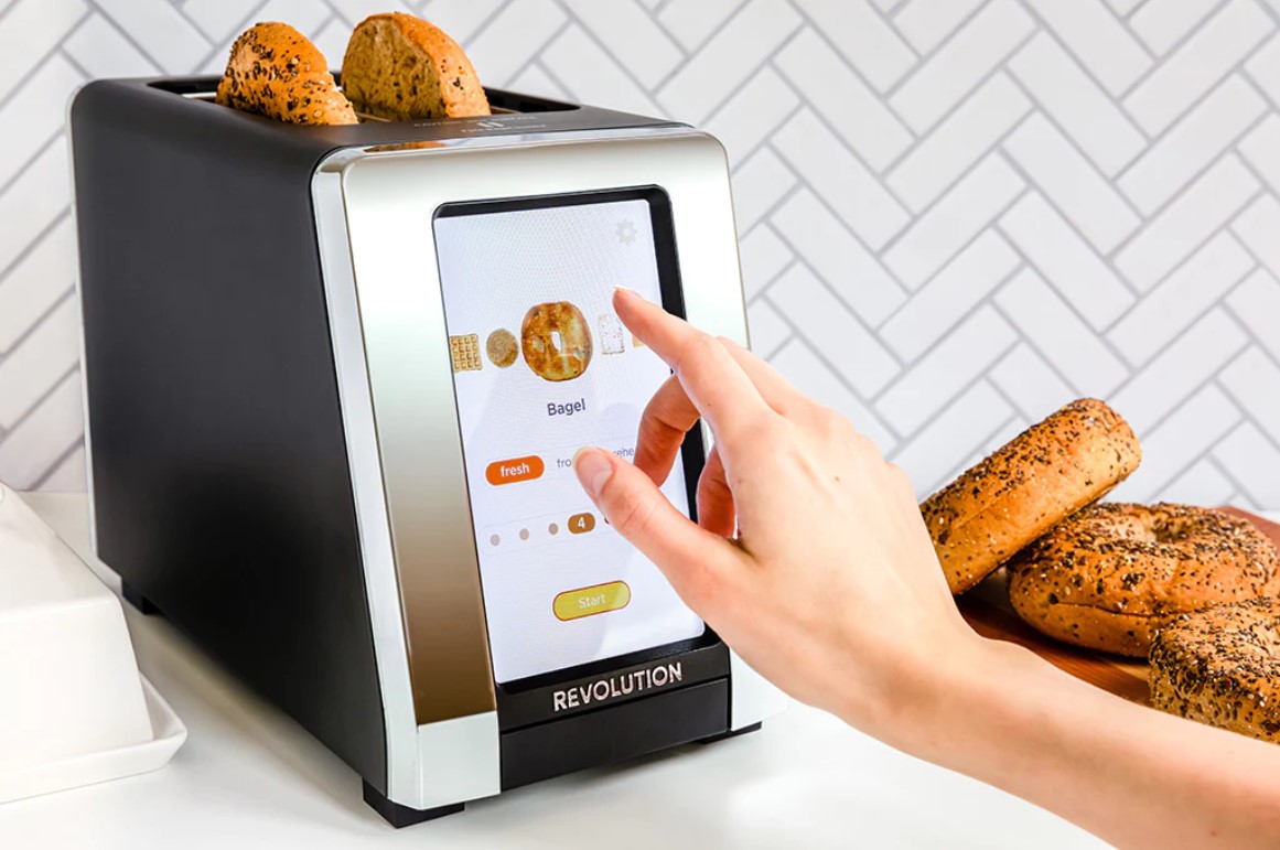 Revolution R180B High-Speed Touchscreen Toaster, 2-Slice Smart Toaster with  Patented InstaGLO Technology & Panini Mode