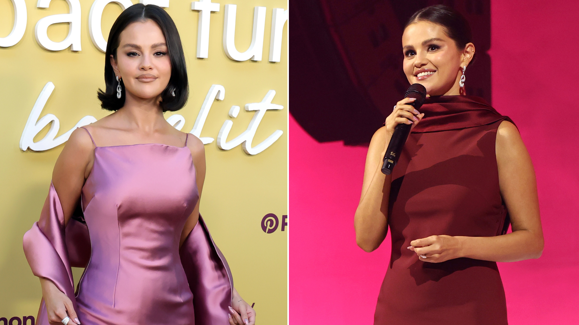 Selena Gomez attended the Rare Impact Fund Benefit in two different mini dresses