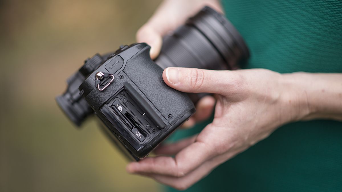 Panasonic GH5 from the side