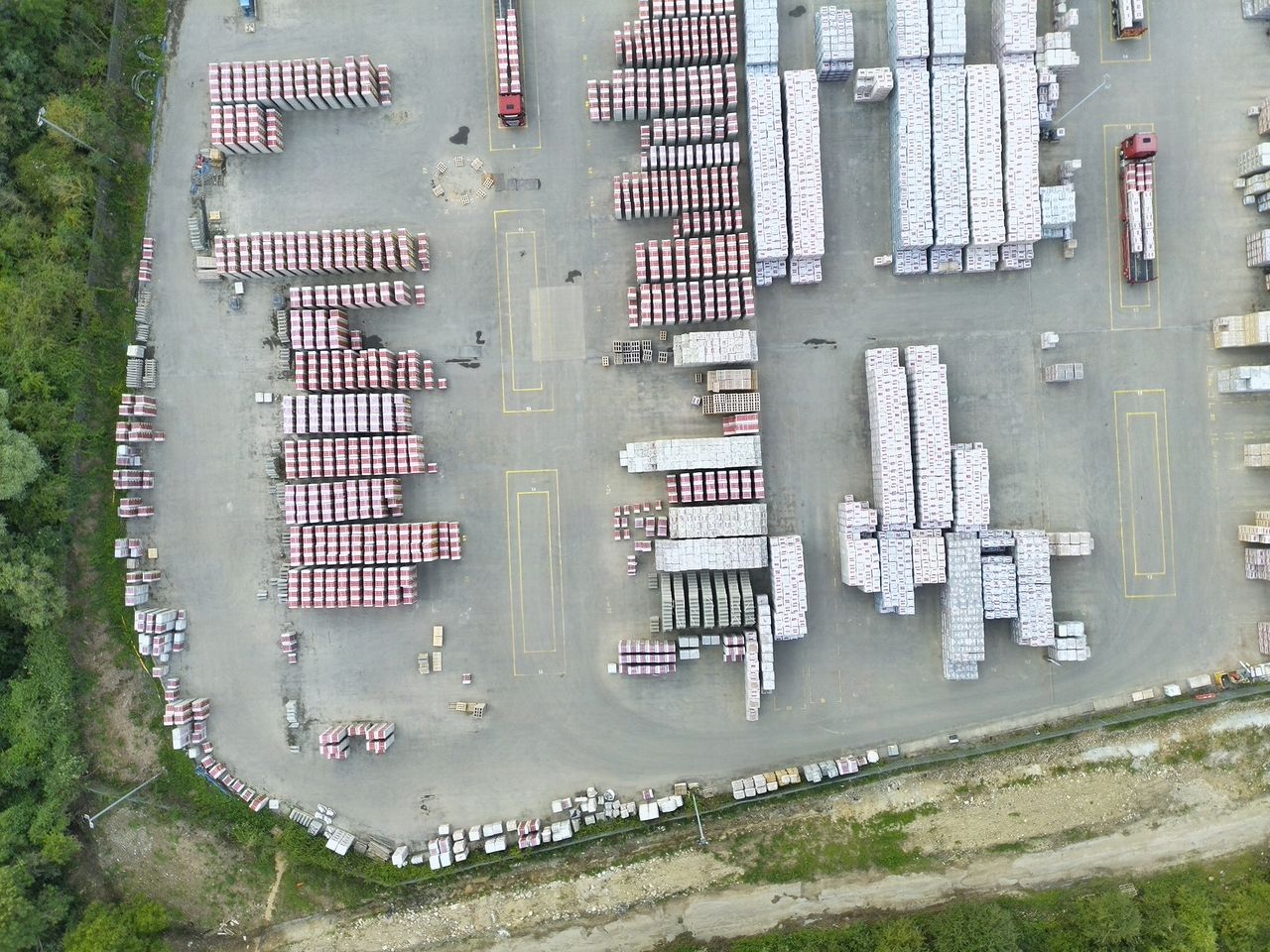 Photo of an industrial site taken with the Ruko U11MINI 4K drone