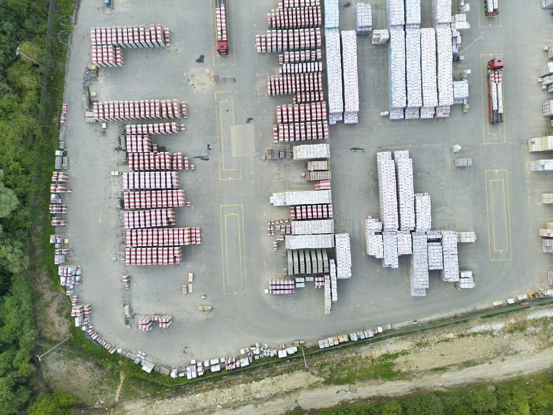 Photo of an industrial site taken with the Ruko U11MINI 4K drone