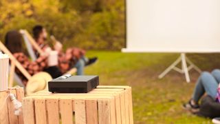 Outdoor projector for backyard theatre
