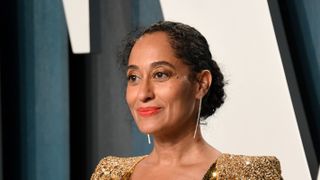 beverly hills, california february 09 tracee ross attends the 2020 vanity fair oscar party hosted by radhika jones at wallis annenberg center for the performing arts on february 09, 2020 in beverly hills, california photo by jon kopaloffwireimage