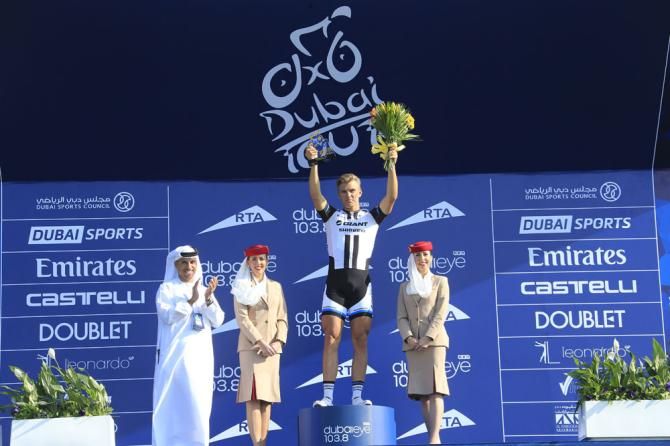 Marcel Kittel (Giant Shimano) on the podium