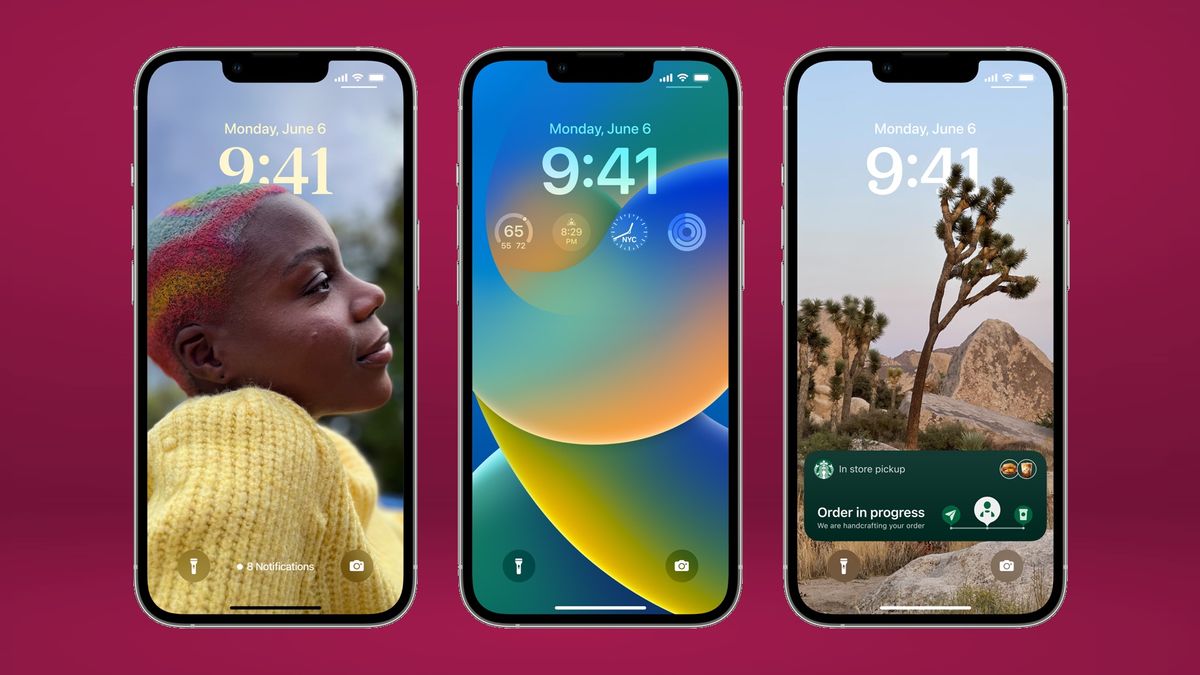 iOS 16.3 finally brings widgets to classic iPhone wallpapers