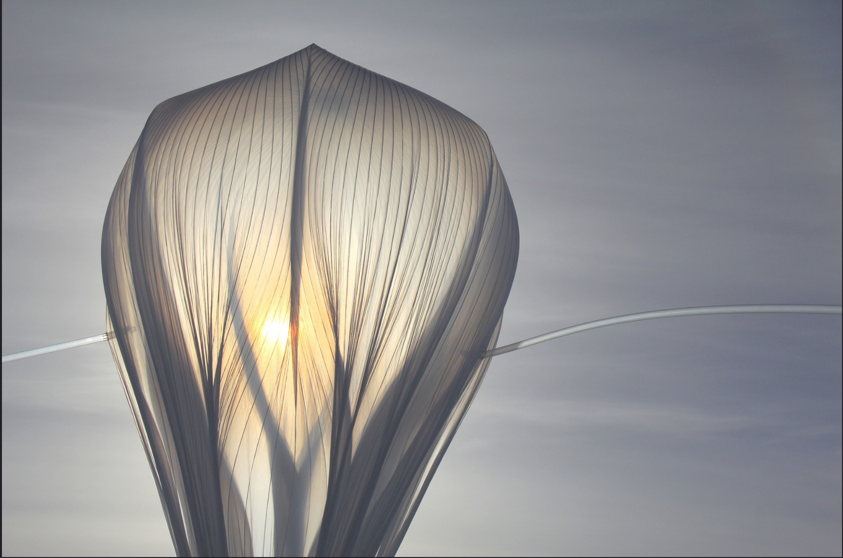 BLAST-Pol telescope on balloon