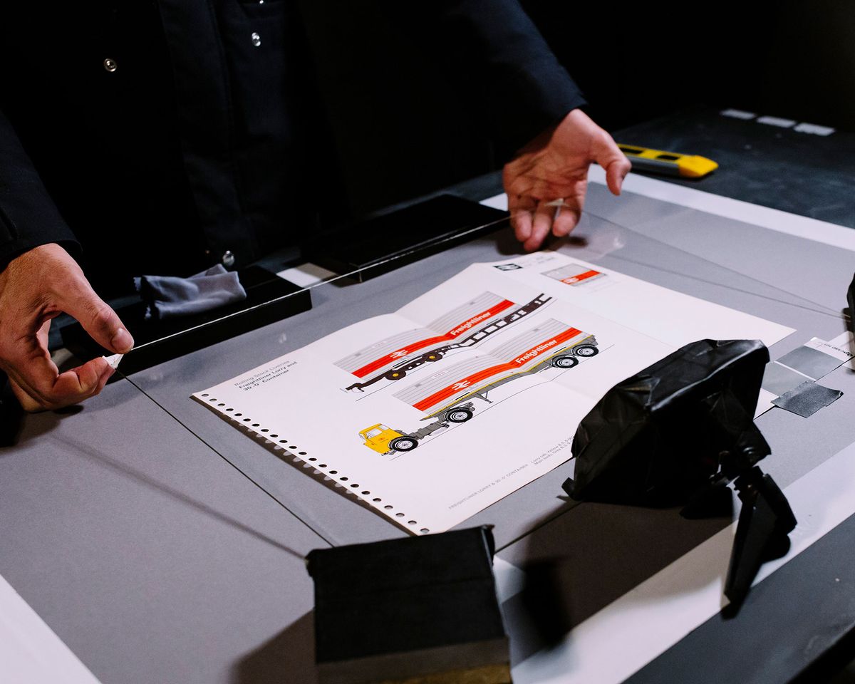 Scroll through the gallery above to see snapshots of the process involved in recreating the manual