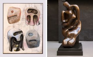 Henry Moore sculptures