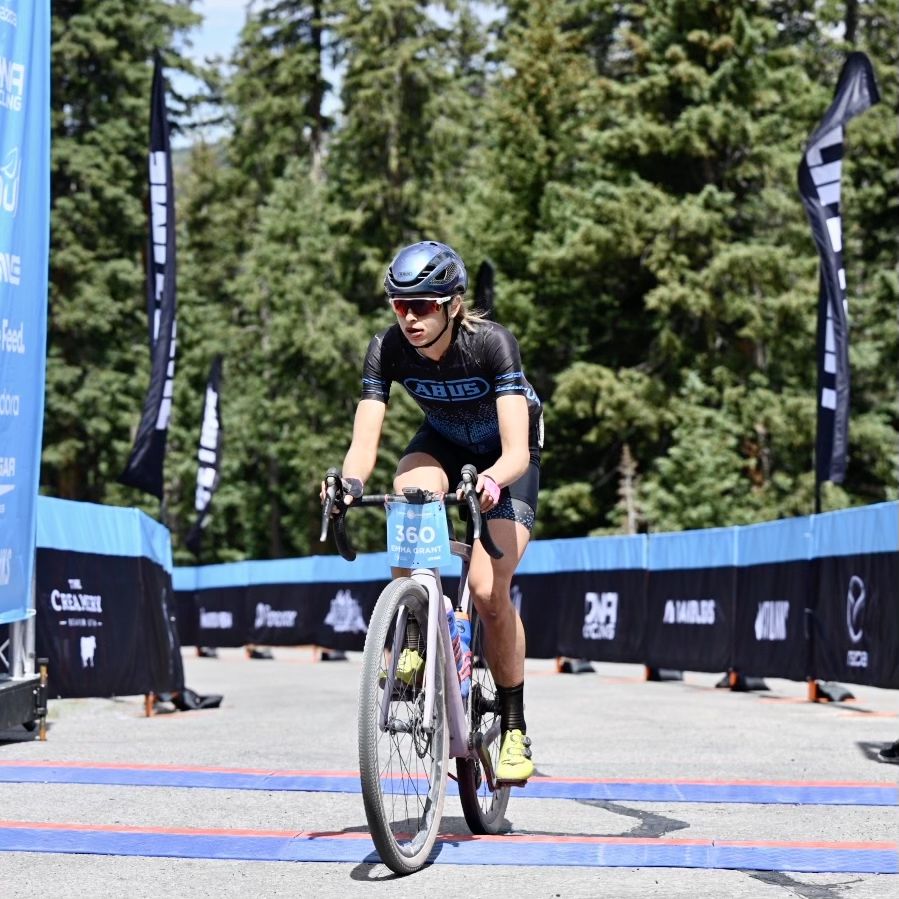 Emma Grant comes second in Crusher in the Tushar 2022, the third round of the Life Time Grand Prix