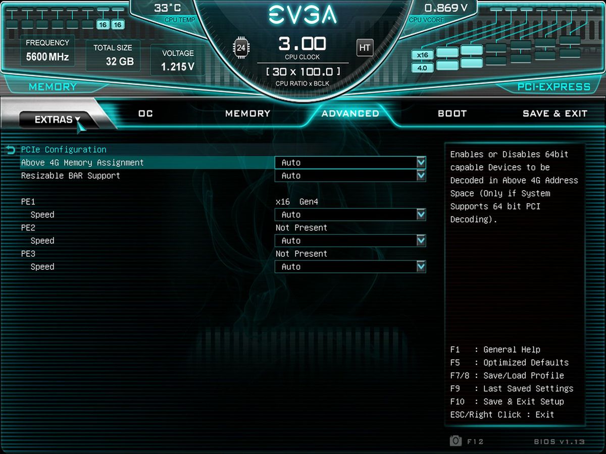 BIOS - EVGA Z790 Dark Kingpin