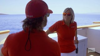 Iain Maclean and Captain Sandy on Below Deck Mediterranean