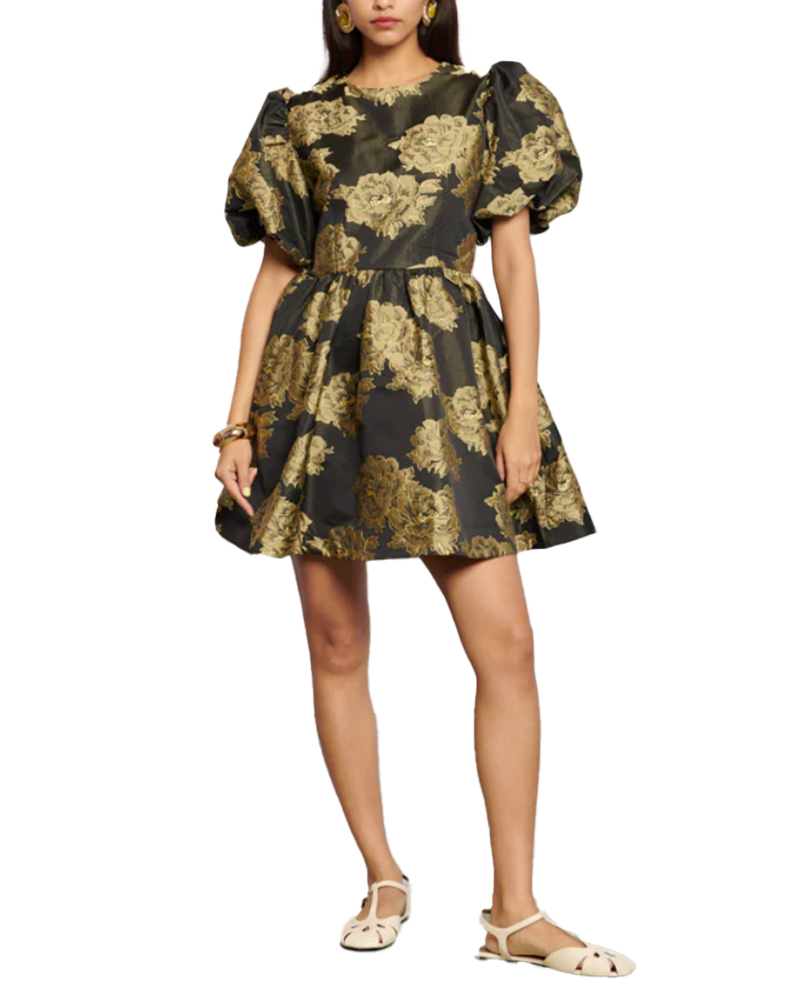 Black and gold short dress, Sister Jane