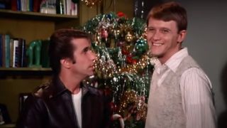 Henry Winkler and Randolph Roberts on Happy Days