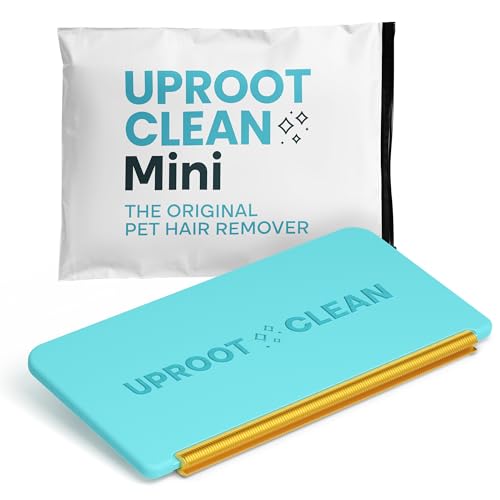 Uproot Cleaner Mini Pet Fur Removal Tool - Pocket-Sized Dog Hair Remover for Car, Clothes, Cat Beds &amp;amp; Tight Corners - by the Creators of the Uproot Cleaner Pro Pet Hair Removal Tool