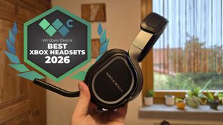 Best Xbox Headsets 2026 logo, with a Turtle Beach Stealth 700 (Gen 3) photograph on a home office background
