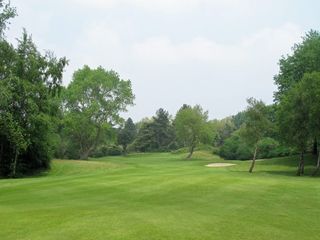 Running along a lovely, tree-lined valley, the par-5 4th