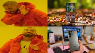 Samsung Galaxy S23 Ultra hotline bling meme