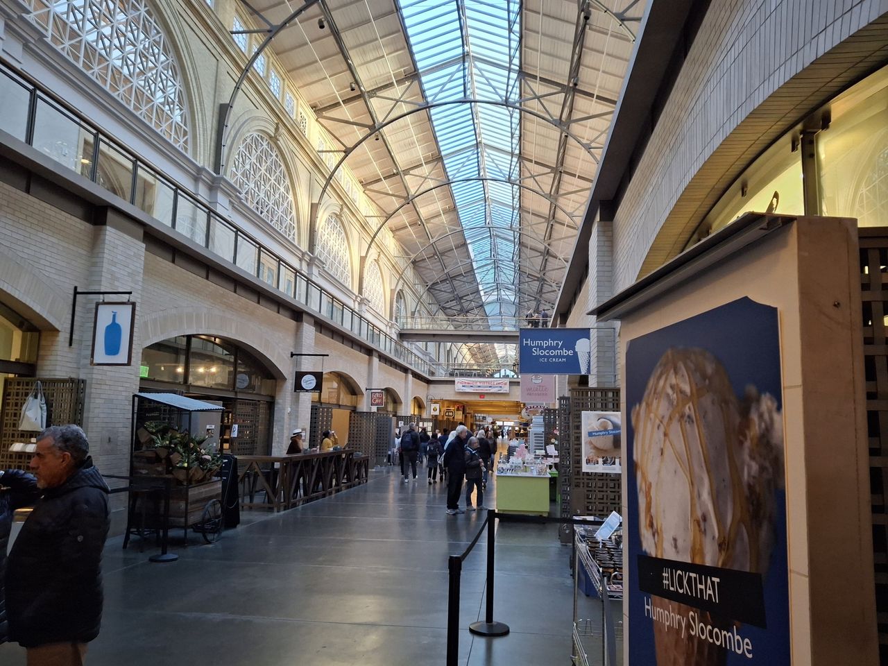 Ferry Building Interior shot by the Galaxy A35