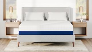 The Amerisleep AS3 Hybrid mattress on a bed in a bedroom