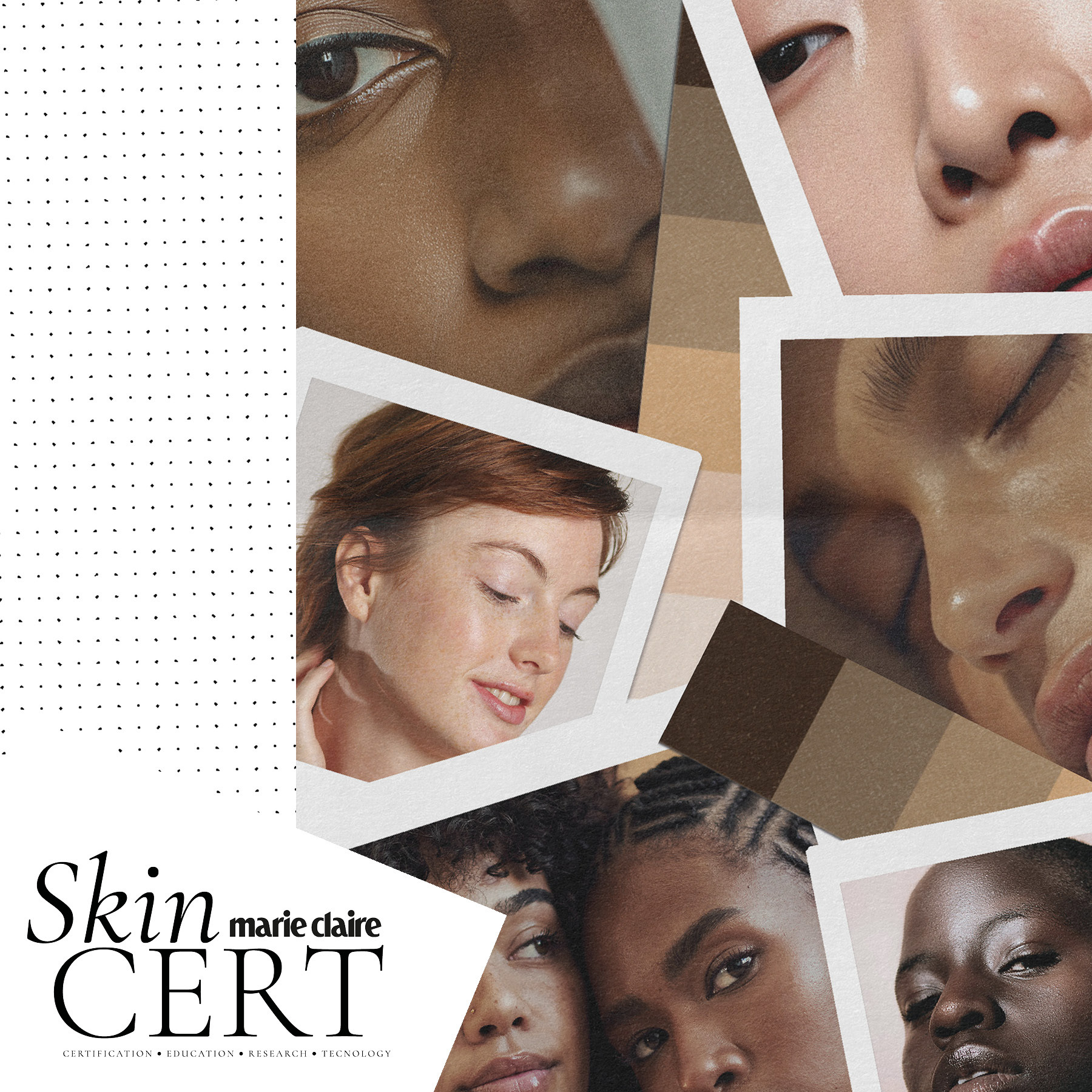 a close up of women&#039;s faces showing skin tone