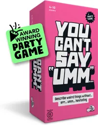 You Can't Say Umm... card game