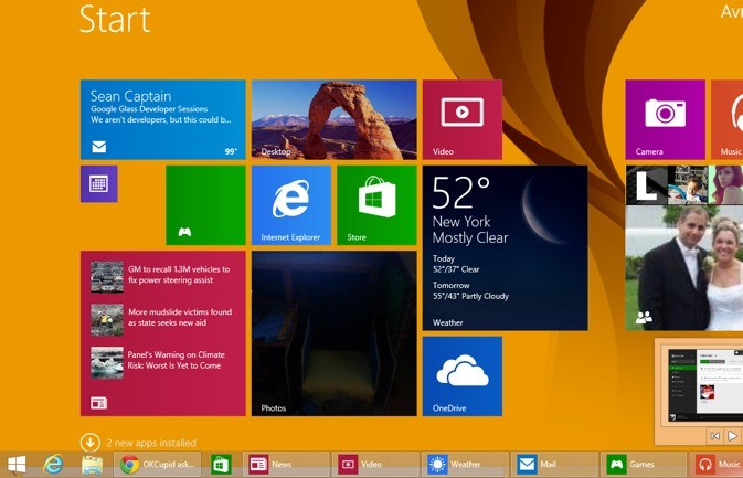 Taskbar Available in Modern UI