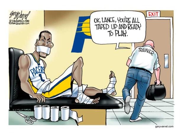 Editorial cartoon Pacers strategy backfiring