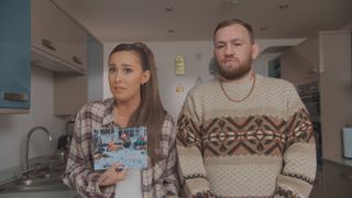 actors playing Ariana Grande and Cono McGregor in Deep Fake Neighbour Wars.