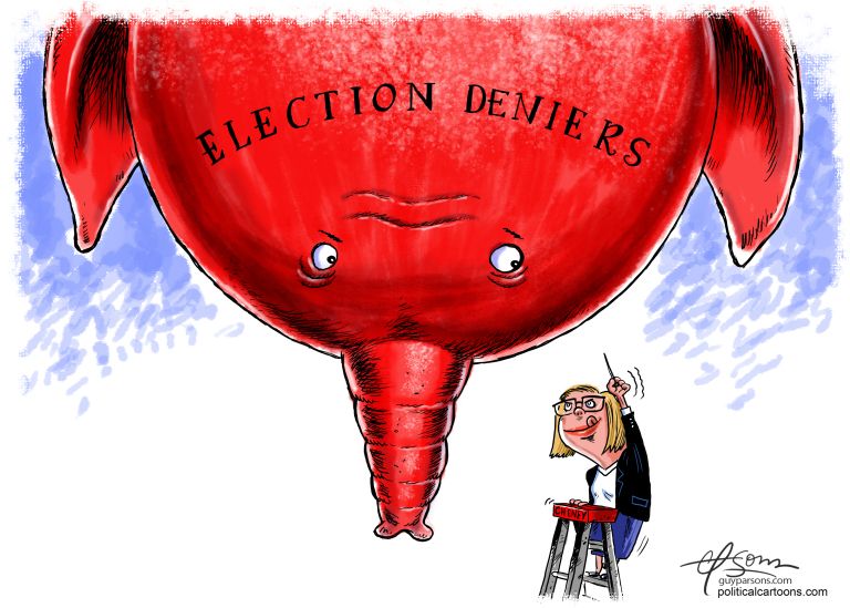 Political Cartoon.