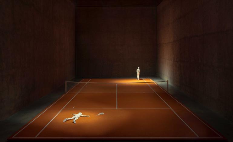 Scandinavian artist duo Elmgreen & Dragset caution against short-term memory in their first major show with Pace Gallery