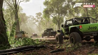 Forza Horizon 5 off road race through jungle with jeep