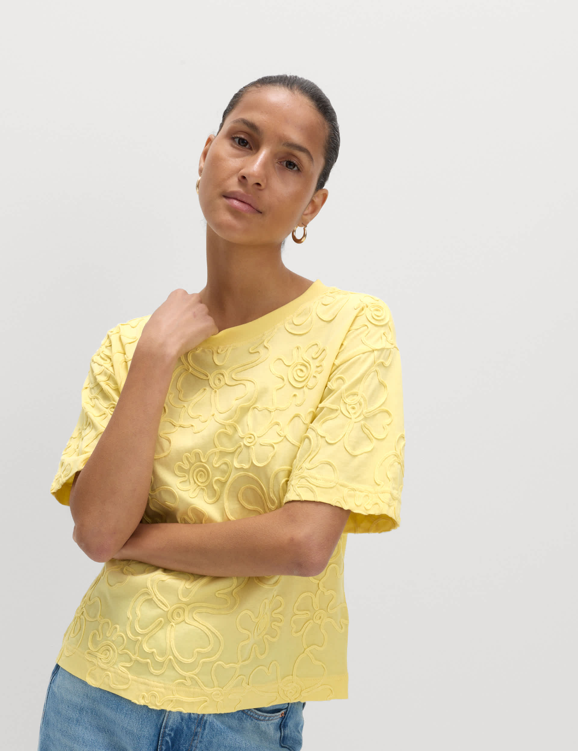 Pure Cotton Appliqu&amp;eacute; T-Shirt