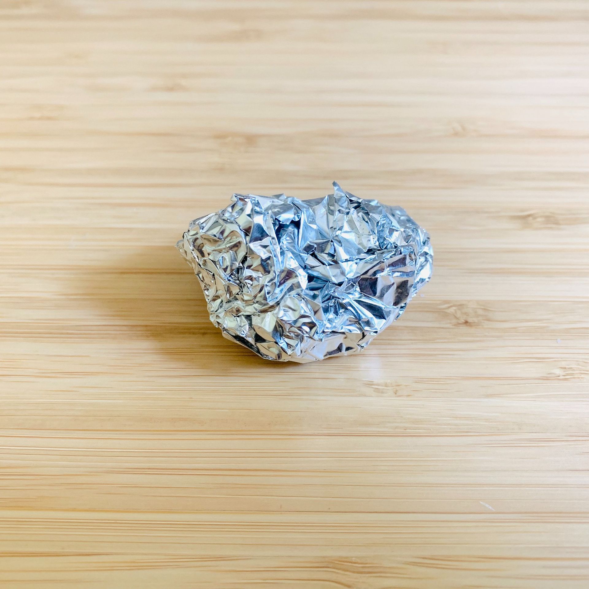 Aluminum foil ball
