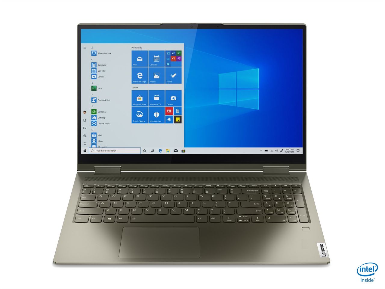 Lenovo Yoga 7 Open Front