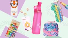 A collage of items featured in our guide to buying the best back to school supplies