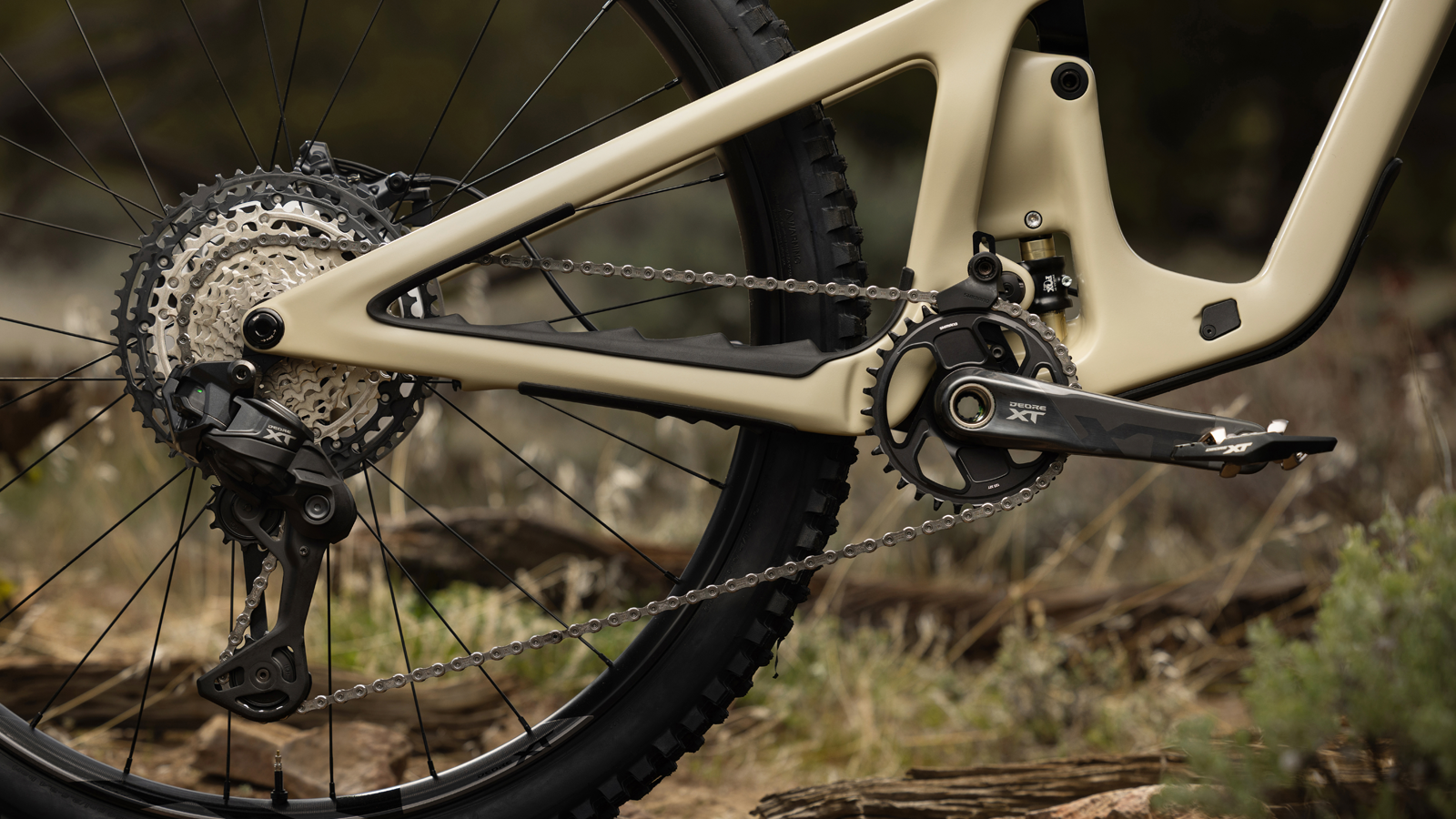 Shimano Deore XT on a bike