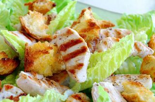 Griddled chicken salad