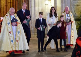 Prince Louis at his debut "Together at Christmas" concert