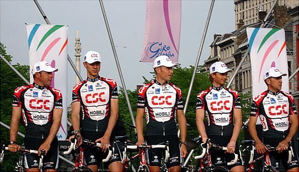 Team CSC on centre stage
