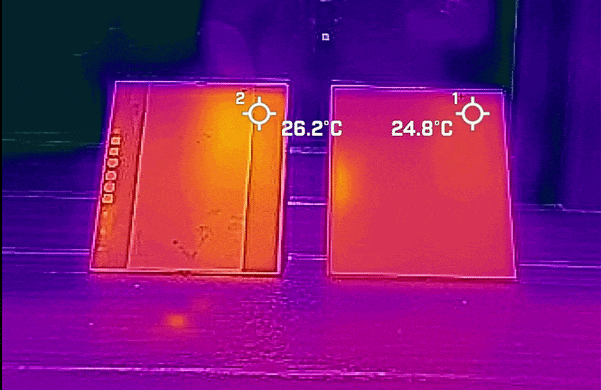 z fold 8 ultra vs z fold 7 thermal camera test