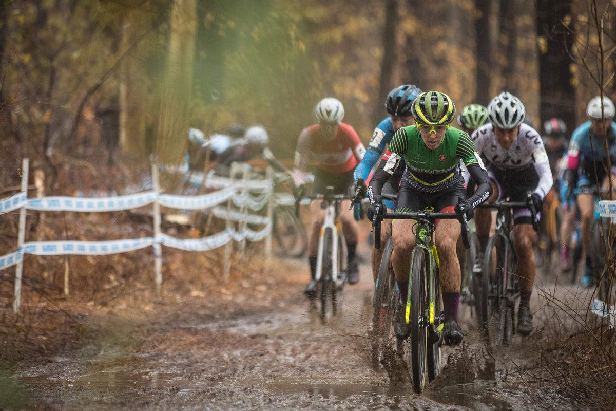 Katie Keough in the front